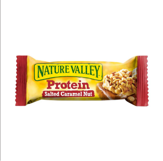 Nature Valley Protein Salted Caramel Nut Cereal Bars Full Case (32 x 40g)
